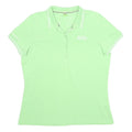 BOSS HUGO BOSS Womens Green Short Sleeve Polo Shirt 2XL Cotton Blend Lightweight