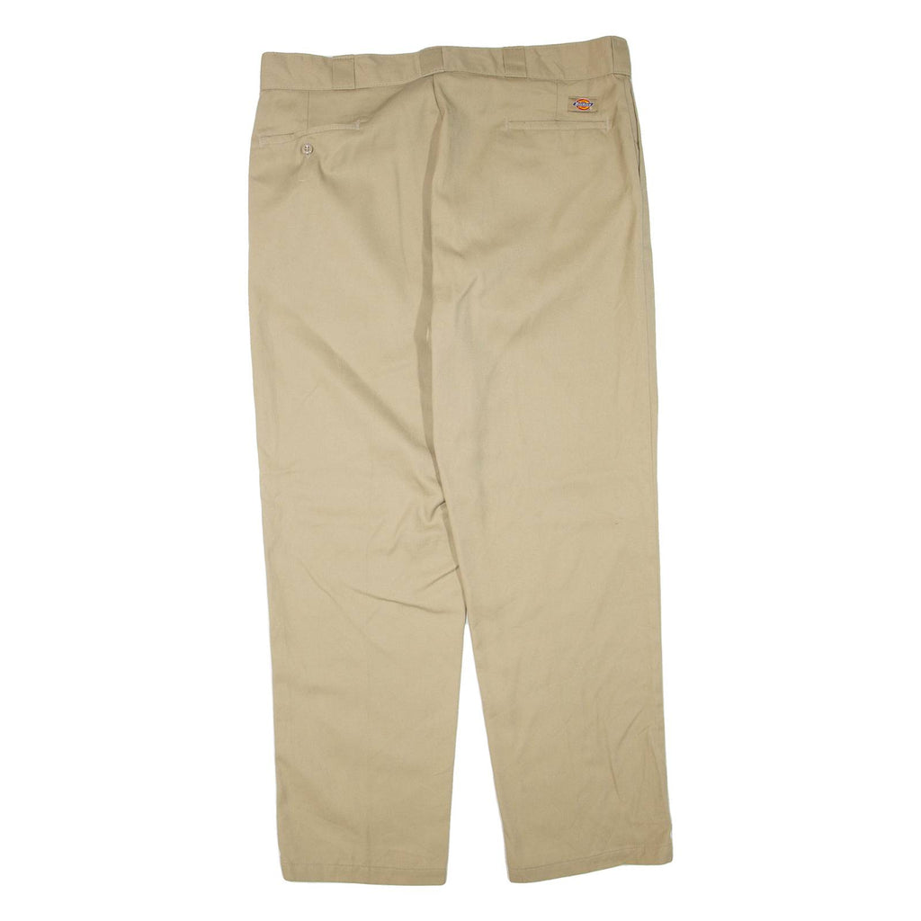 DICKIES Mens Trousers Beige Regular Straight W40 L32