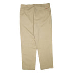 DICKIES Mens Trousers Beige Regular Straight W40 L32