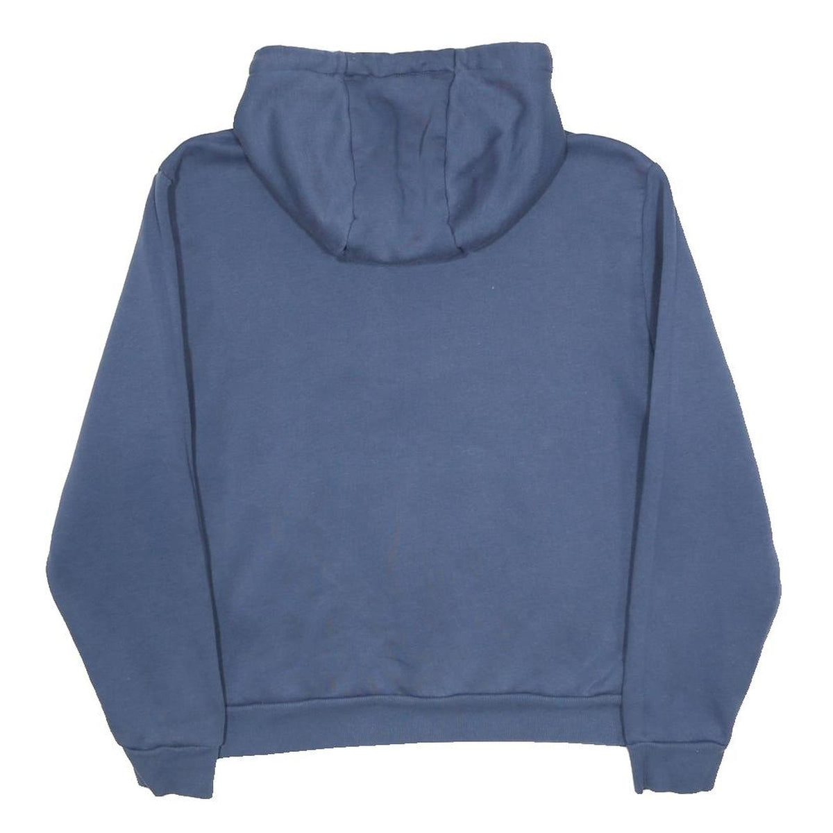 REEBOK Womens Blue Hoodie S Cotton Blend Pullover Hooded Sweatshirt