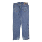 WRANGLER Mens Regular Fit Blue Denim Jeans W34 L32 Classic Cotton Blend Zip