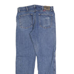 WRANGLER Mens Regular Fit Blue Denim Jeans W34 L32 Classic Cotton Blend Zip