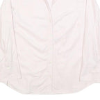 JAEGER Womens White Shirt Long Sleeve Collared Button Neck UK 14 Classic Cotton