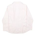 JAEGER Womens White Shirt Long Sleeve Collared Button Neck UK 14 Classic Cotton