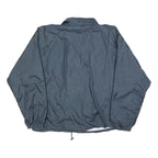 AUBURN SPORTSWEAR Mens Navy Blue Jacket XL Polyester Plain Button Casual