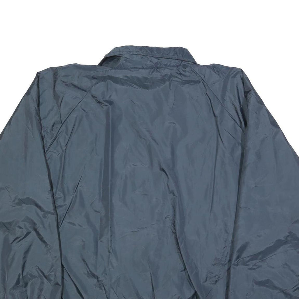 AUBURN SPORTSWEAR Mens Navy Blue Jacket XL Polyester Plain Button Casual