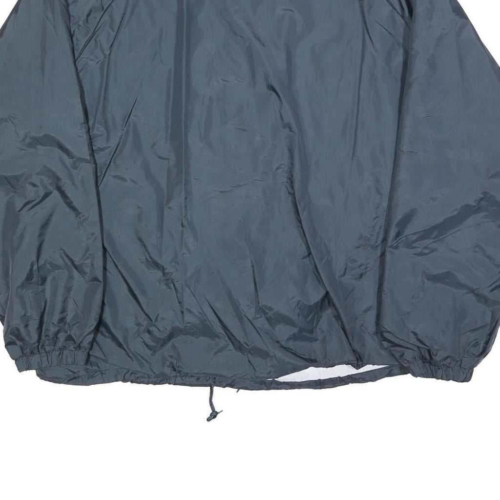 AUBURN SPORTSWEAR Mens Navy Blue Jacket XL Polyester Plain Button Casual