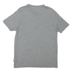 PUMA Mens Grey Athletic T-Shirt M Short Sleeve Crew Neck Cotton Blend Sportswear