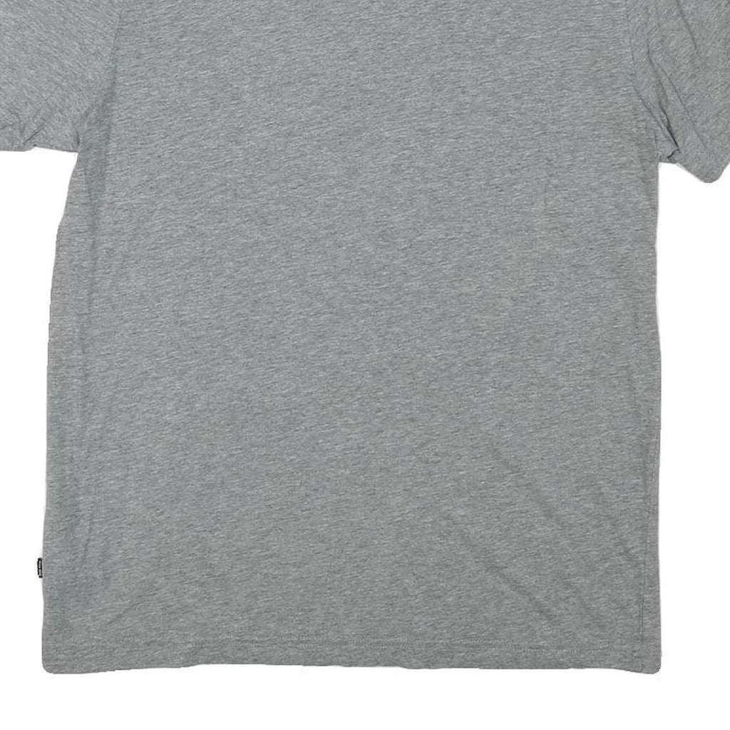 PUMA Mens Grey Athletic T-Shirt M Short Sleeve Crew Neck Cotton Blend Sportswear