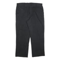 DICKIES Mens Cotton Blend Black Regular Fit Straight Leg Trousers W40 L30