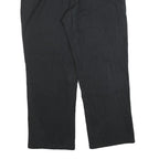 DICKIES Mens Cotton Blend Black Regular Fit Straight Leg Trousers W40 L30