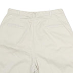 SAVANE Womens Shorts Beige Casual Plain M W30 Classic Cotton Summer