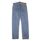 LEVI'S 505 Mens Jeans Blue Regular Straight Denim Medium W32 L33 Classic Cotton
