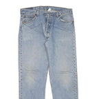 LEVI'S 501 Mens Jeans Blue Regular Straight Denim Medium W34 L31 Classic Button
