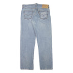 LEVI'S 501 Mens Jeans Blue Regular Straight Denim Medium W34 L31 Classic Button