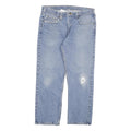 CARHARTT Mens Regular Fit Straight Leg Denim Light W34 L28 Zip Cotton Blend