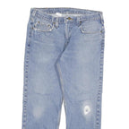 CARHARTT Mens Regular Fit Straight Leg Denim Light W34 L28 Zip Cotton Blend