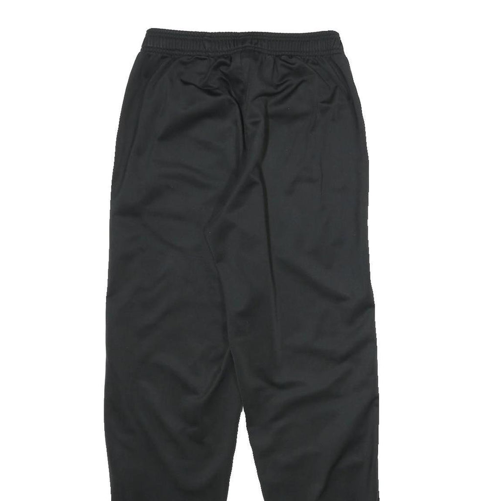 ADIDAS Mens Joggers Black & White Slim Tapered S W26 L30 Sports Logo