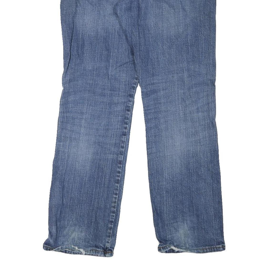 WRANGLER Mens Regular Denim Blue Jeans W34 L32 Classic Zip Pockets