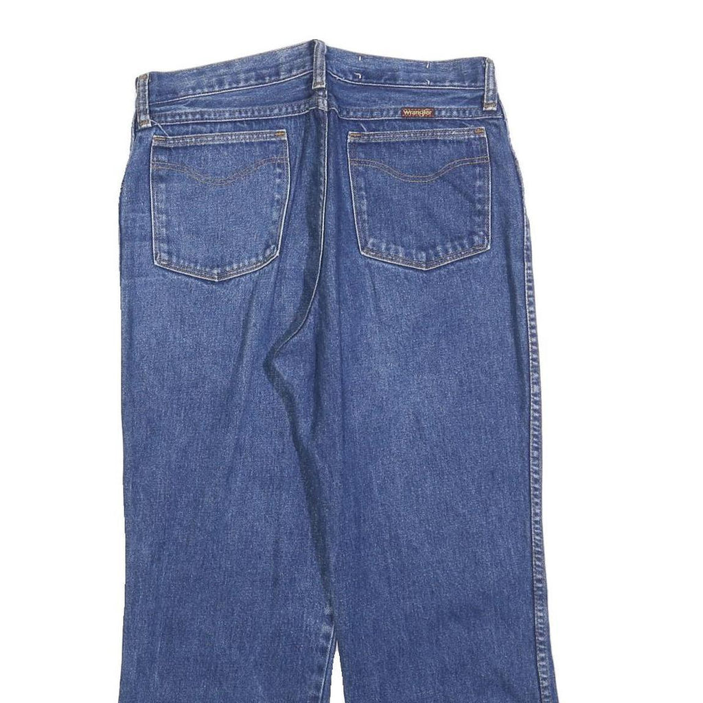 WRANGLER Womens Blue Jeans Relaxed Straight Denim Medium W30 L25 Classic Style
