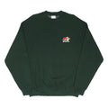 CURK Mens Green Sweatshirt L Cotton Blend Pullover Crew Neck Casual