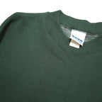 CURK Mens Green Sweatshirt L Cotton Blend Pullover Crew Neck Casual