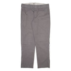 DICKIES Mens Trousers Grey Slim Tapered W34 L32