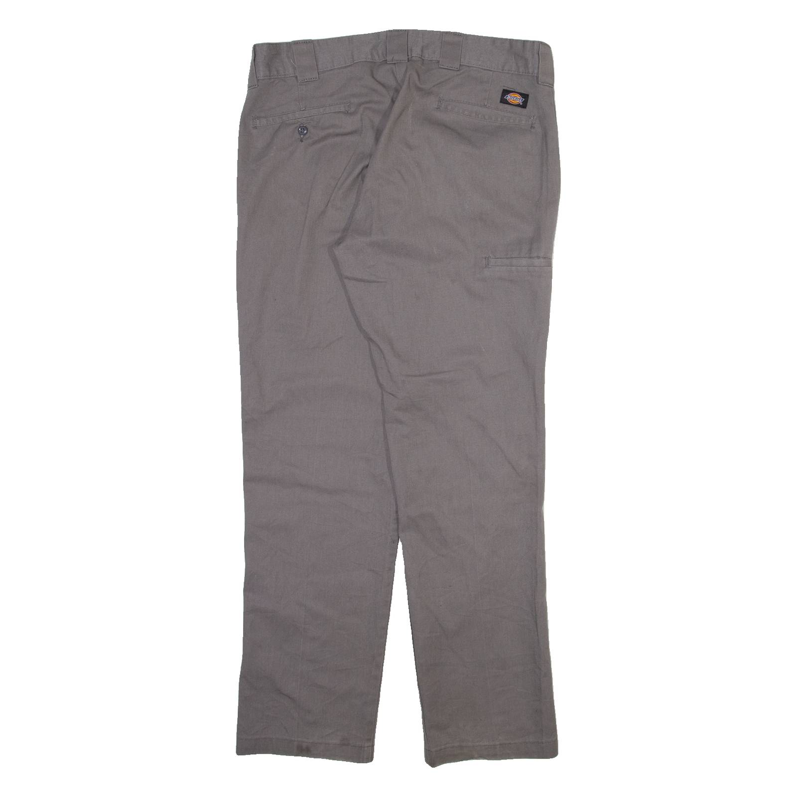 DICKIES Mens Trousers Grey Slim Tapered W34 L32