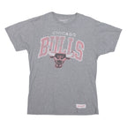 MITCHELL & NESS Chicago Bulls Mens T-Shirt Grey USA M