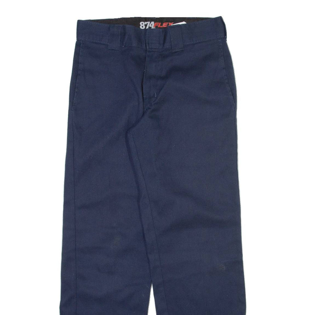DICKIES 874 Workwear Mens Trousers Blue Regular Straight W29 L30