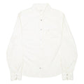 LEE Mens Plain Shirt Cream Long Sleeve M