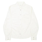 LEE Mens Plain Shirt Cream Long Sleeve M