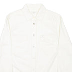 LEE Mens Plain Shirt Cream Long Sleeve M