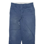 DICKIES 874 Workwear Mens Trousers Blue Regular Straight W33 L30