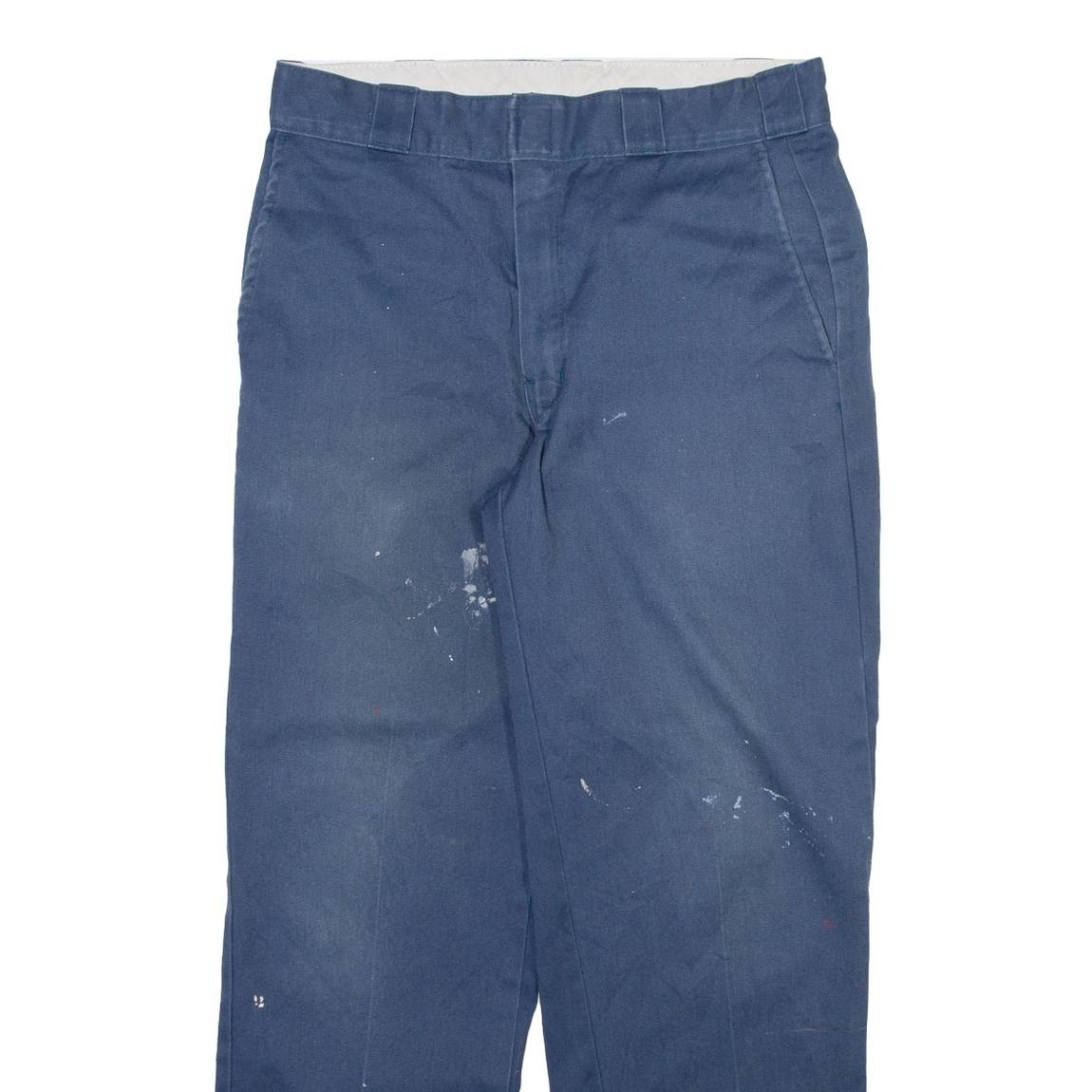DICKIES 874 Workwear Mens Trousers Blue Regular Straight W33 L30