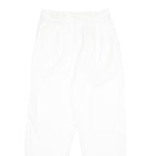 WORTHINGTON Womens Classic White Trousers W30 L30 Zip Pocketed Regular Fit