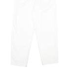 WORTHINGTON Womens Classic White Trousers W30 L30 Zip Pocketed Regular Fit