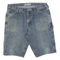 LEE Mens Denim Blue Casual Carpenter Shorts XL W38 Cotton Blend Comfort Fit