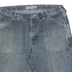 LEE Mens Denim Blue Casual Carpenter Shorts XL W38 Cotton Blend Comfort Fit