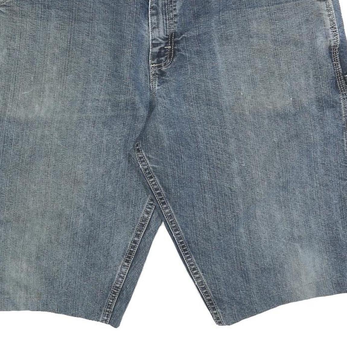 LEE Mens Denim Blue Casual Carpenter Shorts XL W38 Cotton Blend Comfort Fit