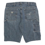LEE Mens Denim Blue Casual Carpenter Shorts XL W38 Cotton Blend Comfort Fit