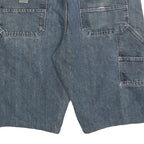 LEE Mens Denim Blue Casual Carpenter Shorts XL W38 Cotton Blend Comfort Fit