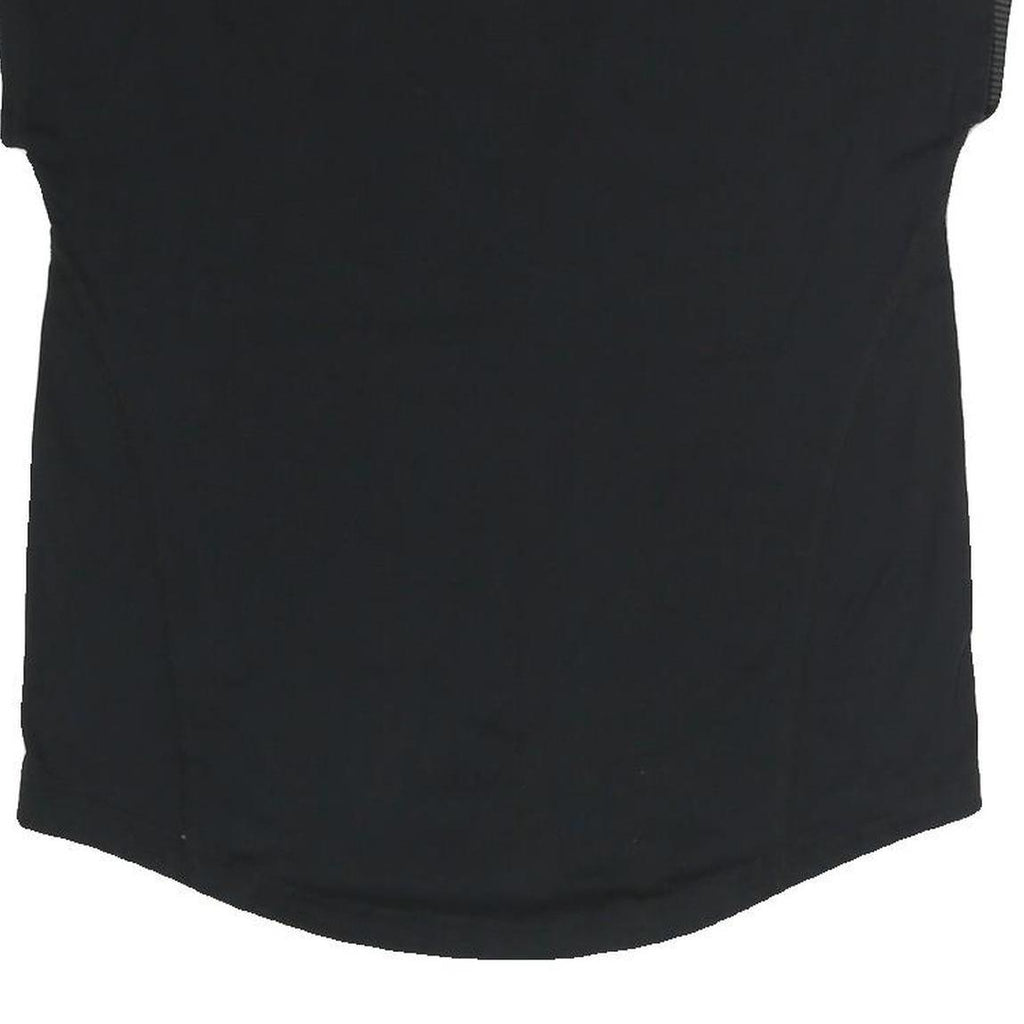 PUMA Womens Black Graphic T-Shirt UK 14 Short Sleeve Crew Neck Sport Casual