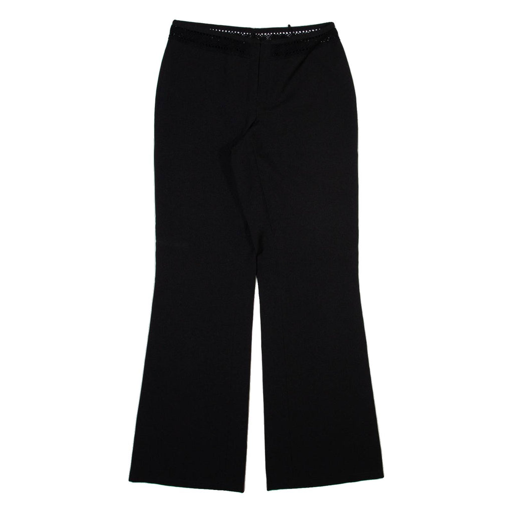 Womens Trousers Black Regular Bootcut W28 L31
