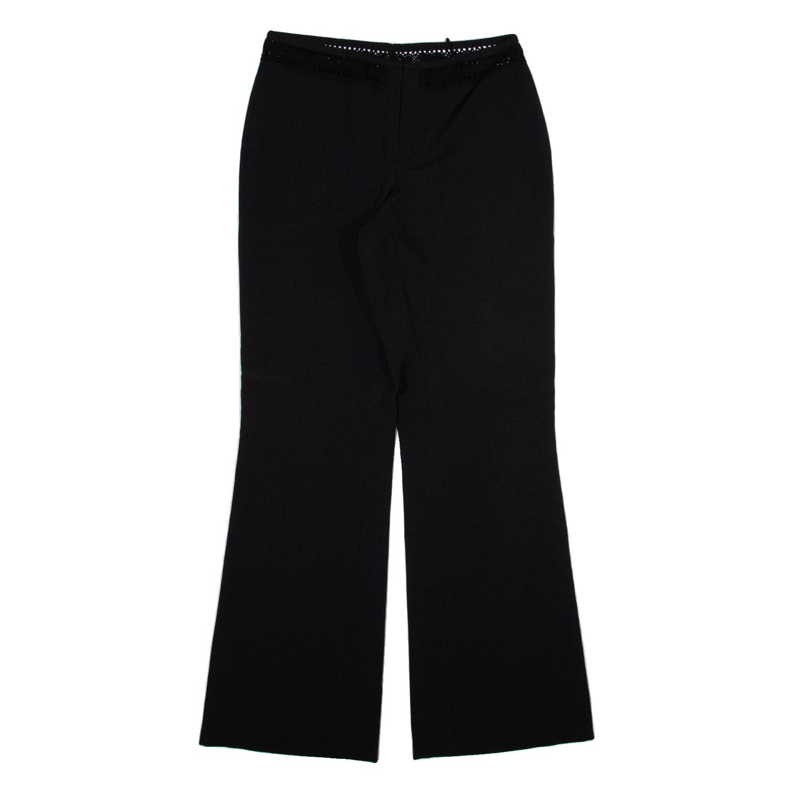 Womens Trousers Black Regular Bootcut W28 L31
