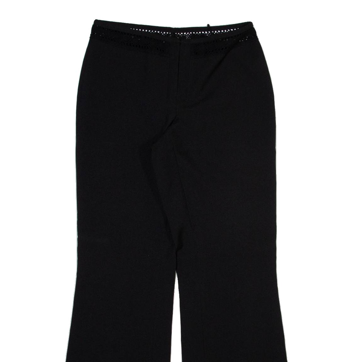 Womens Trousers Black Regular Bootcut W28 L31