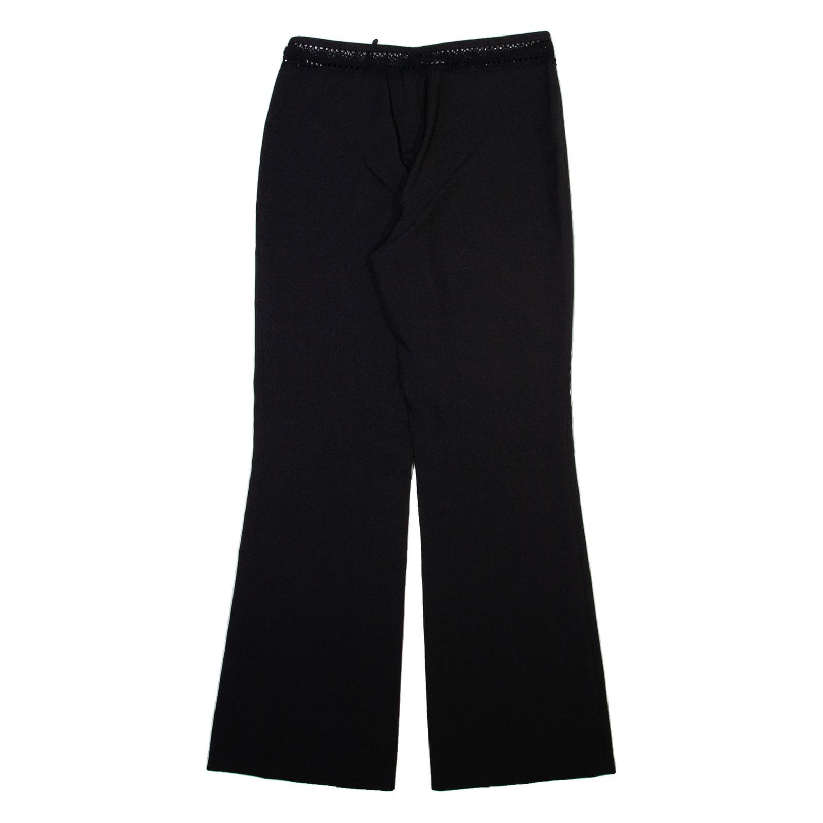 Womens Trousers Black Regular Bootcut W28 L31