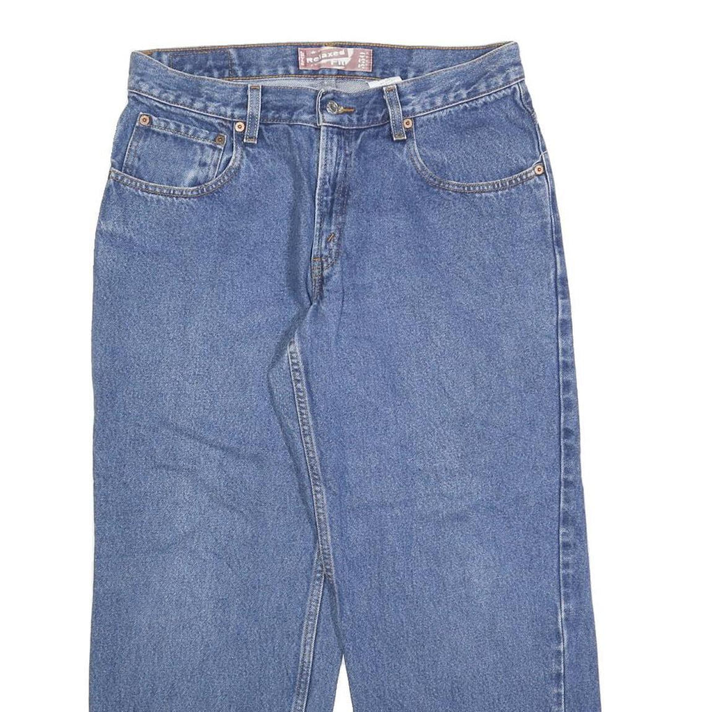 LEVI'S 550 Straight Womens Jeans Blue Relaxed Straight Denim Medium W33 L28