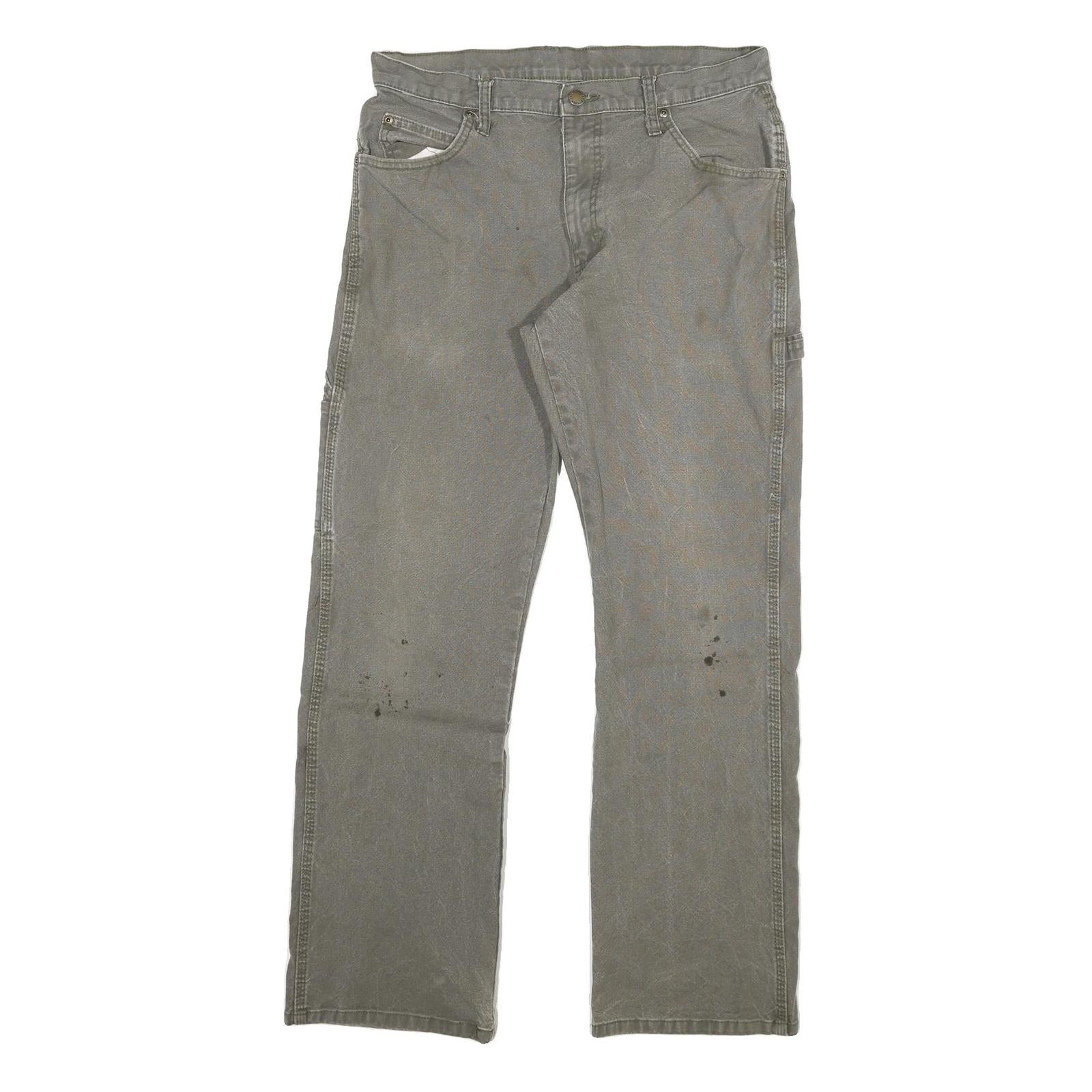 DICKIES Mens Jeans Regular Straight Denim Rinse W30 L30 Workwear Pants