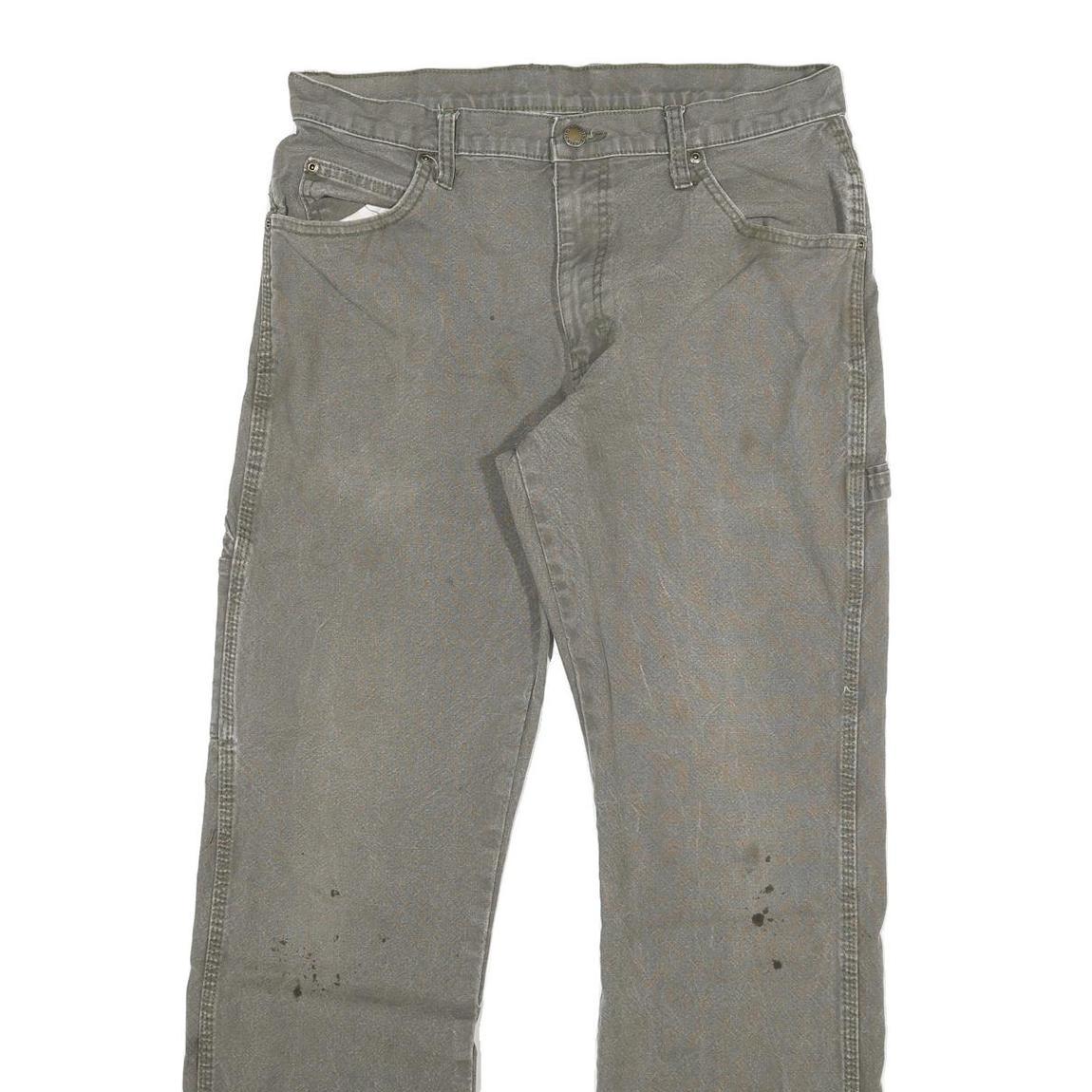 DICKIES Mens Jeans Regular Straight Denim Rinse W30 L30 Workwear Pants